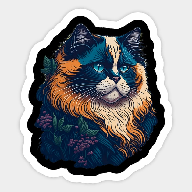 Cat Breed - Ragdoll Sticker by ImaginativeInkPOD